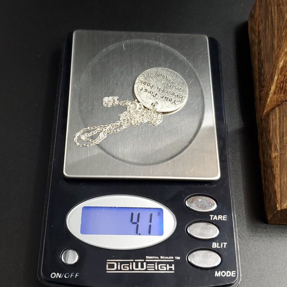 20 Inch Sterling Silver Your First Breath Took Mine Away Necklace - Picture 6 of 6